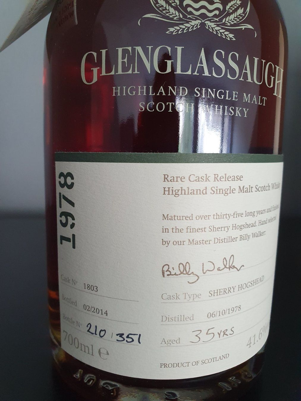 Glenglassaugh Spirituosen: Glenglassaugh 35 Jahre 1978 - 2014 #1803 – Neu und originalverpackt aus Döttingen von tho_dq6x 6