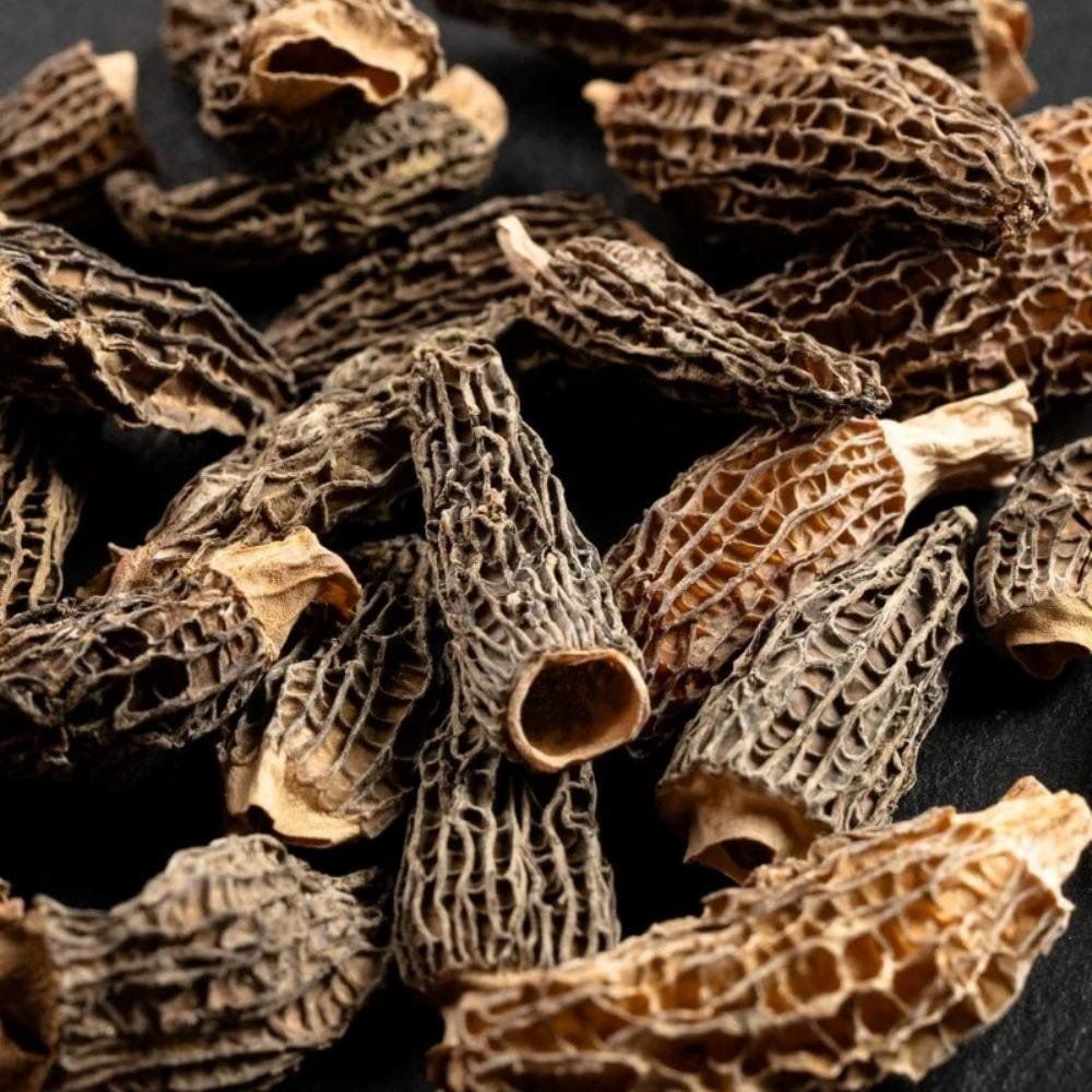 Lebensmittel & Spezialitäten: Morilles séchées sans queue - Qualié PRENIUM - calibre 3-5cm – Neu und originalverpackt aus GLAND von BF.Kouros 3