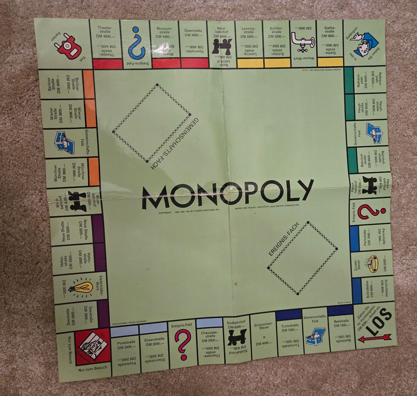 Spiele: Vintage Monopoly Spiel - Retro Spass! – Gebraucht aus Rheinsulz von Dred 4