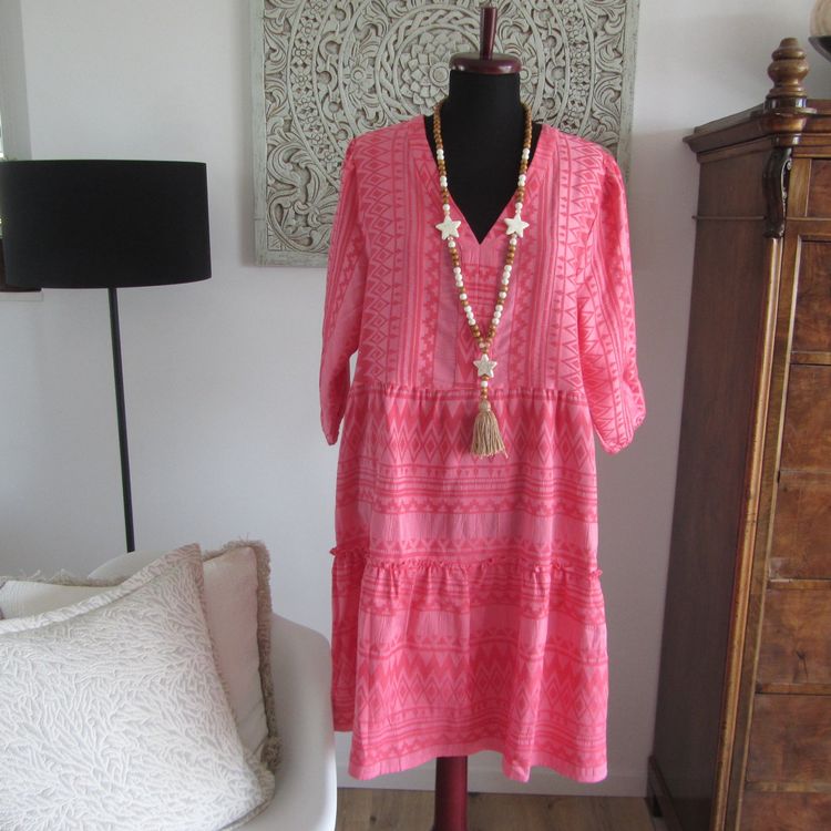 Style TunikaKleid pink Flowers for Friends L Kaufen auf Ricardo