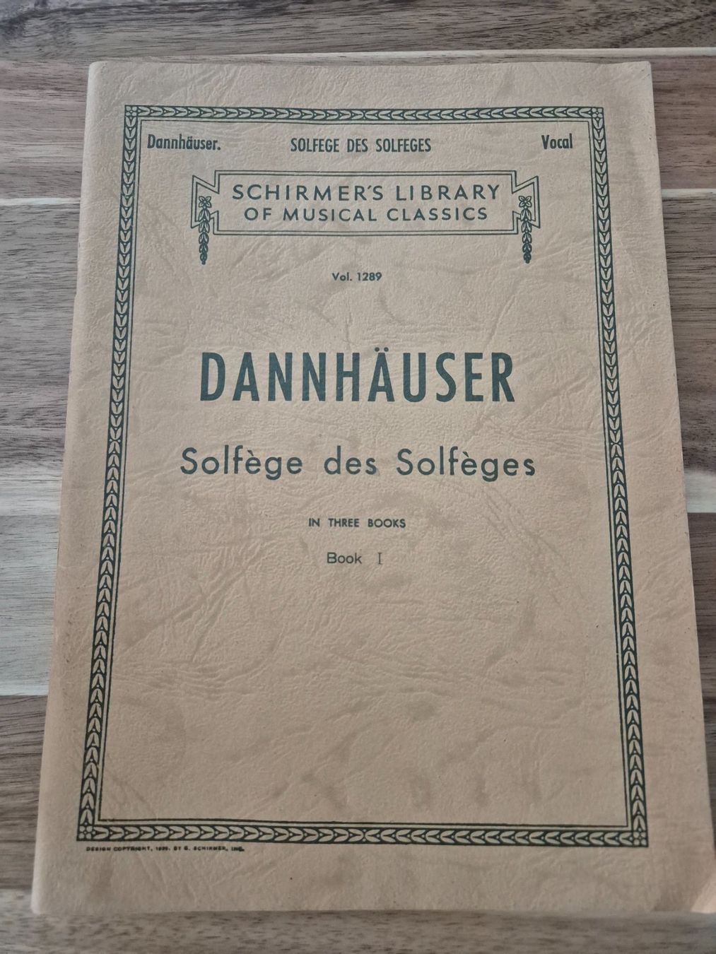 Bücher: Dannhauser Solfege des Solfeges Vol 1 – Gebraucht aus Hünenberg von aya_q962