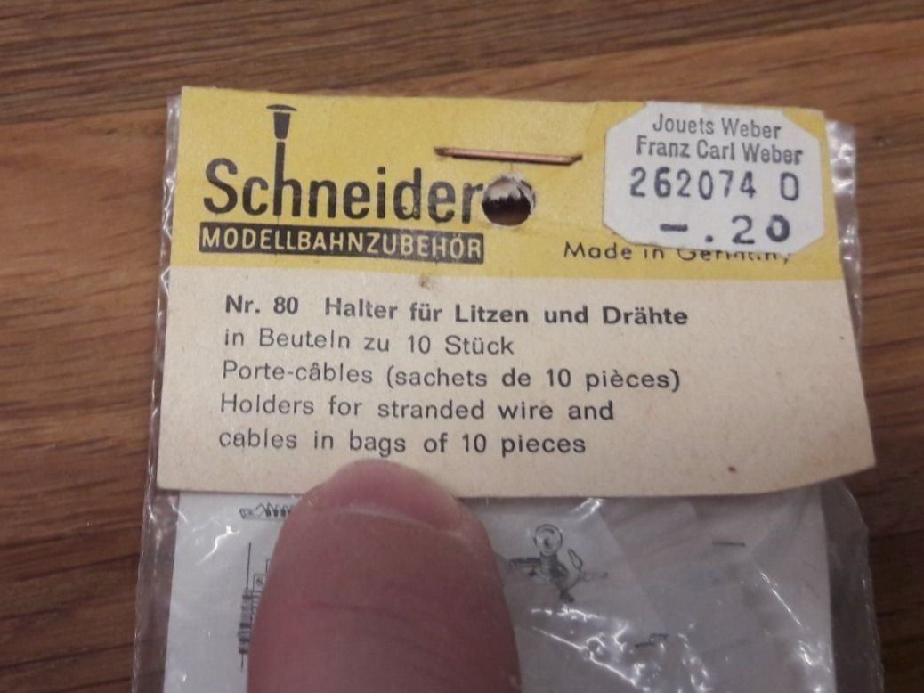Modelleisenbahnen: Schneider : portes câbles, 20 pièces – Neu und originalverpackt aus Buttes von Cafe2005 2