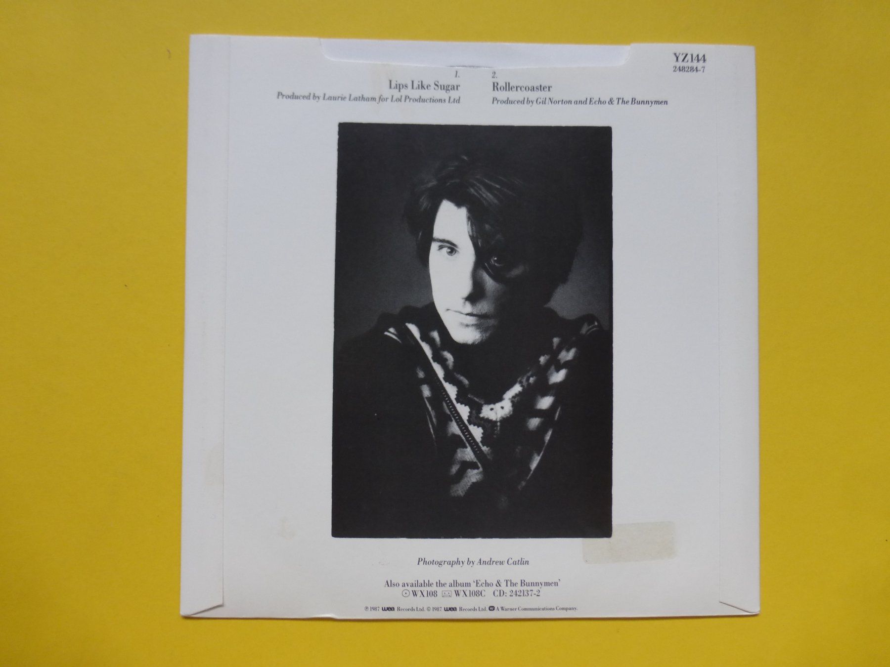 Dischi in vinile: Echo & The Bunnymen – Lips Like Sugar – Usato da Zürich venduto da Swiss57 1