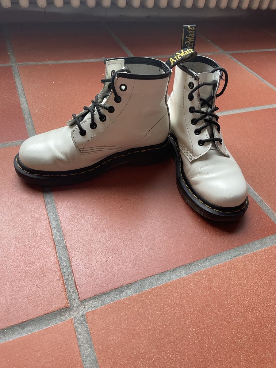 Dr. Martens Scarpe da donna: Dr. Martens Stiefel, Gr. 36, Weiss – Usato da Aarau venduto da lis_5by2 1