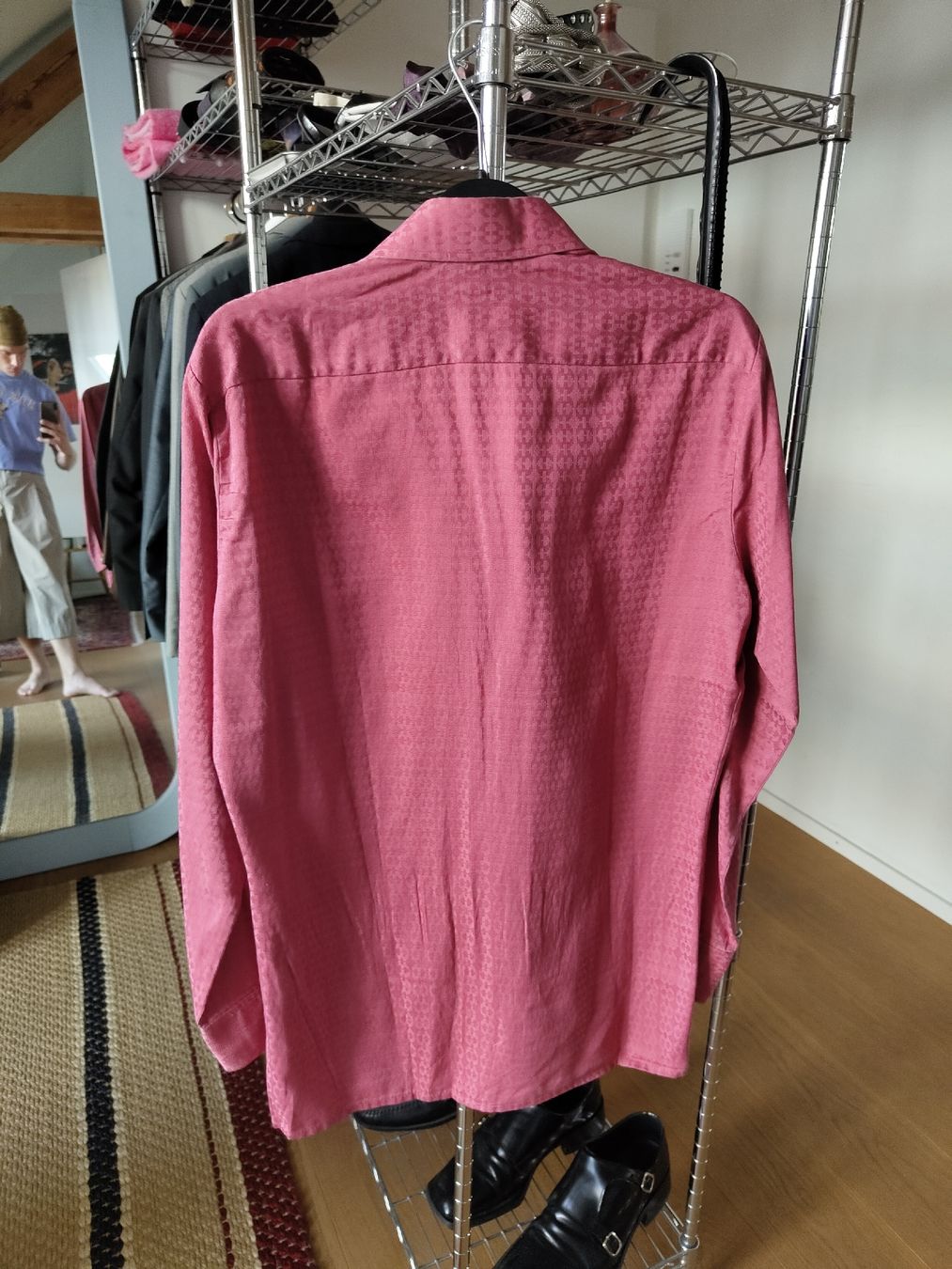 Camicie: Vintage Hemd Gr. L, rot – Usato da Zuerich venduto da FF_Noir 3