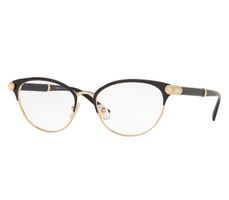 VERSACE Brillengestell Damen Brille Schwarz Sonnenbrille