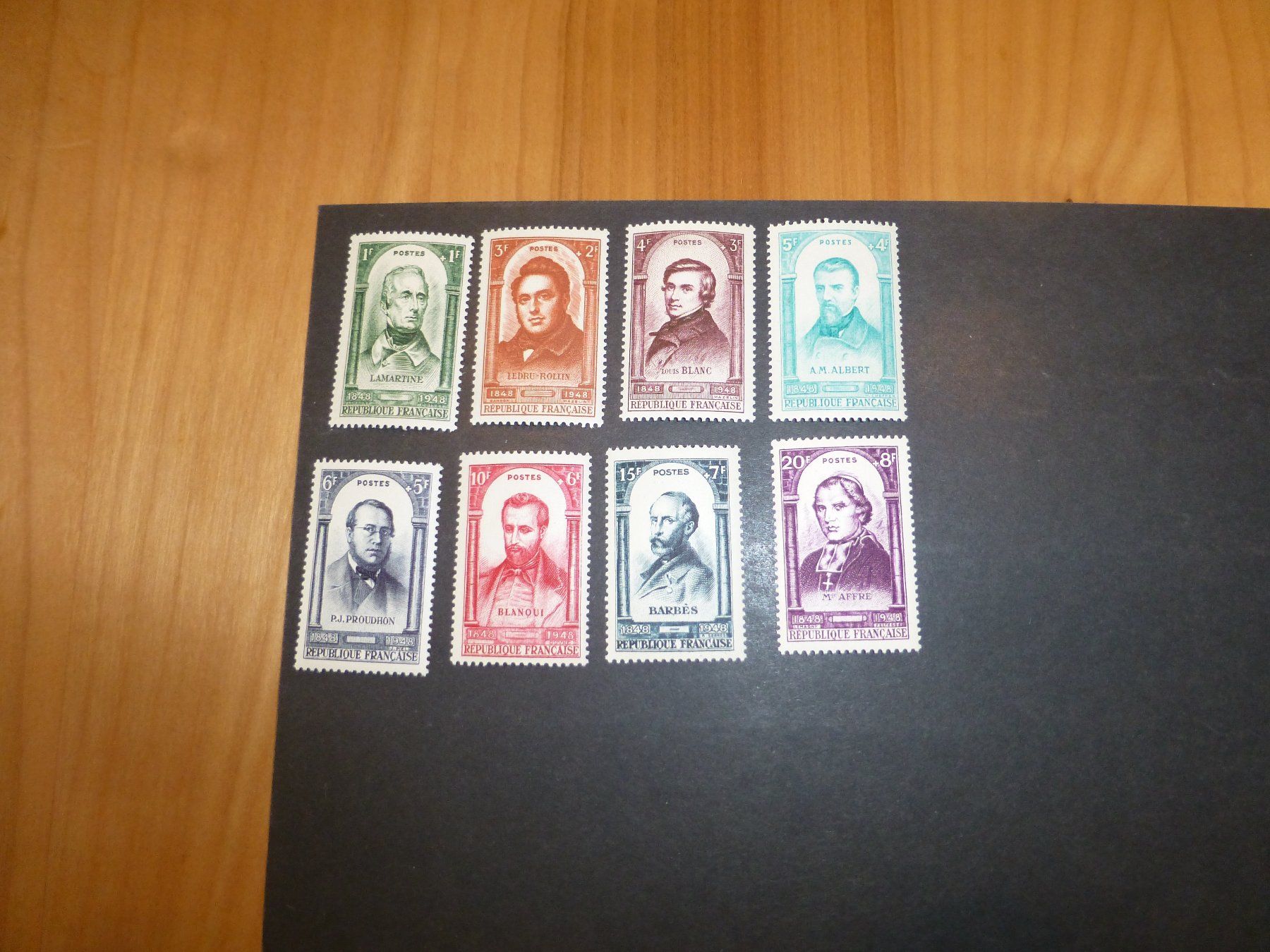 Alle Briefmarken: Frankreich, 1948 Nr. 813-820 Postfrisch Briefmarken – Gebraucht aus Bettlach von 1saurer