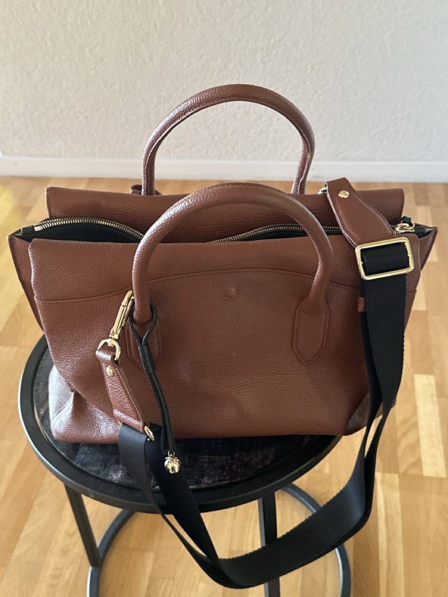 Navyboot Borse da donna: NAVYBOOT Leather Bag - Brown – Usato da Uerikon venduto da Ladybird40 9