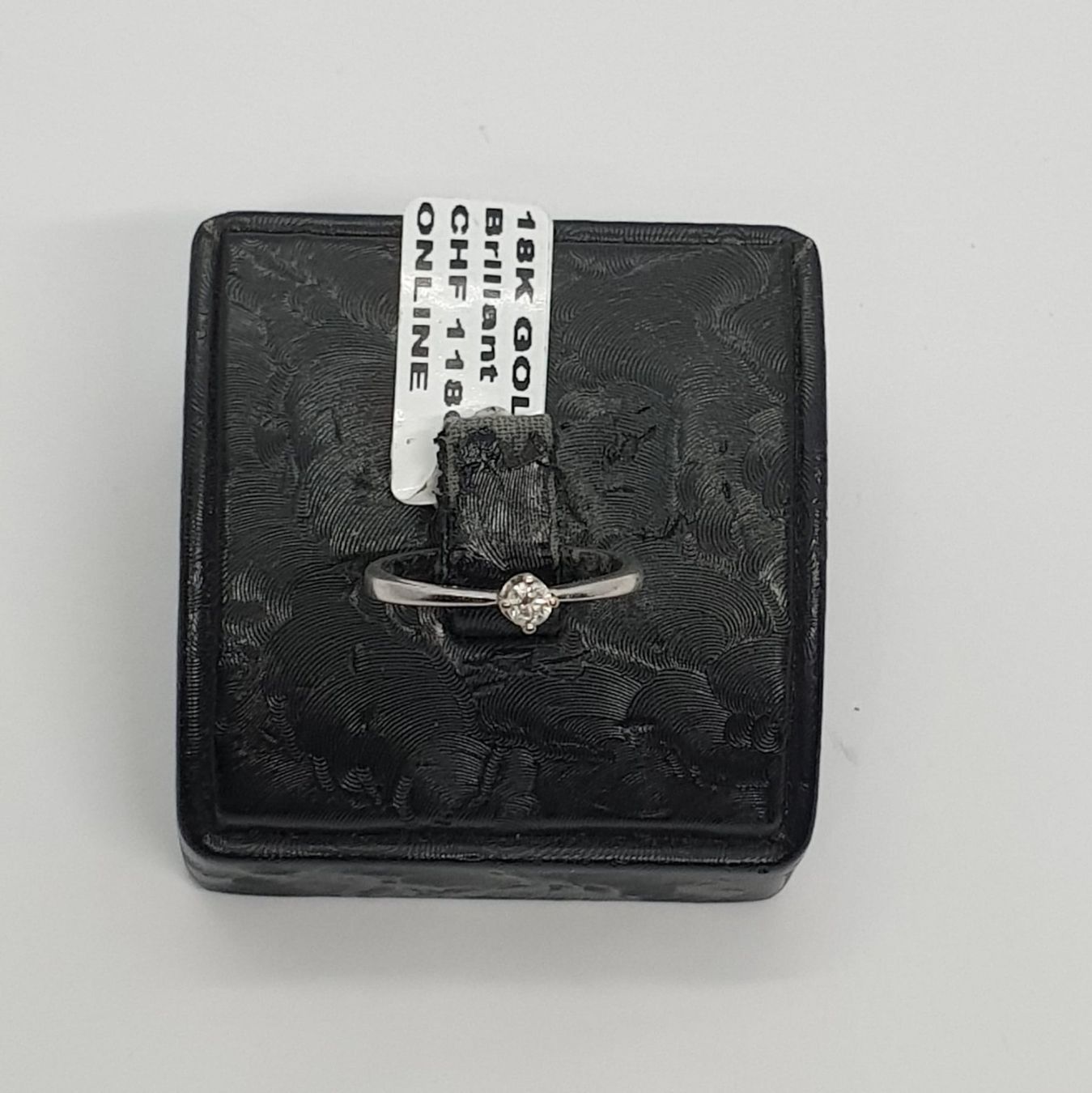 Anelli: Echt 18K Gold - Diamant Ring – Usato da Luzern venduto da Luzern-Goldhaus