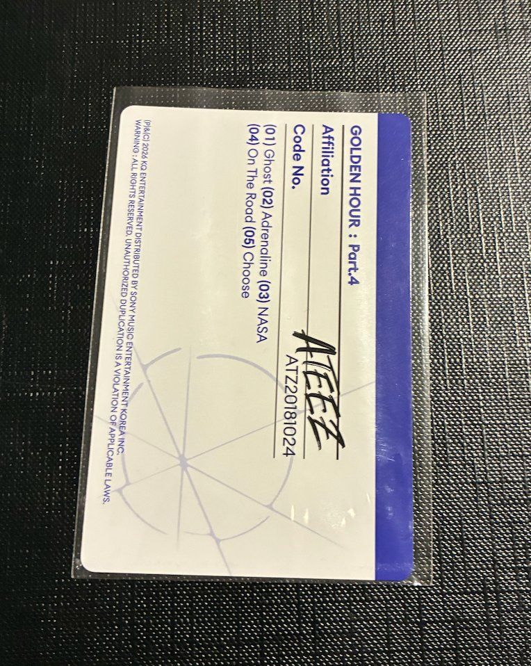 Carte collezionabili: ATEEZ - Seonghwa – Nuovo (secondo la descrizione) da Uster venduto da ali_mp6n 1
