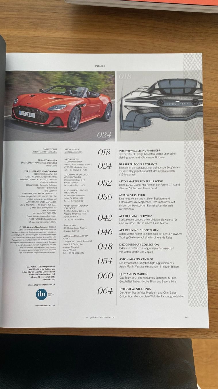 Revues & Magazines: Aston Martin - 8 Hefte - englisch – D'occasion à Gerolfingen par bac_287t 6