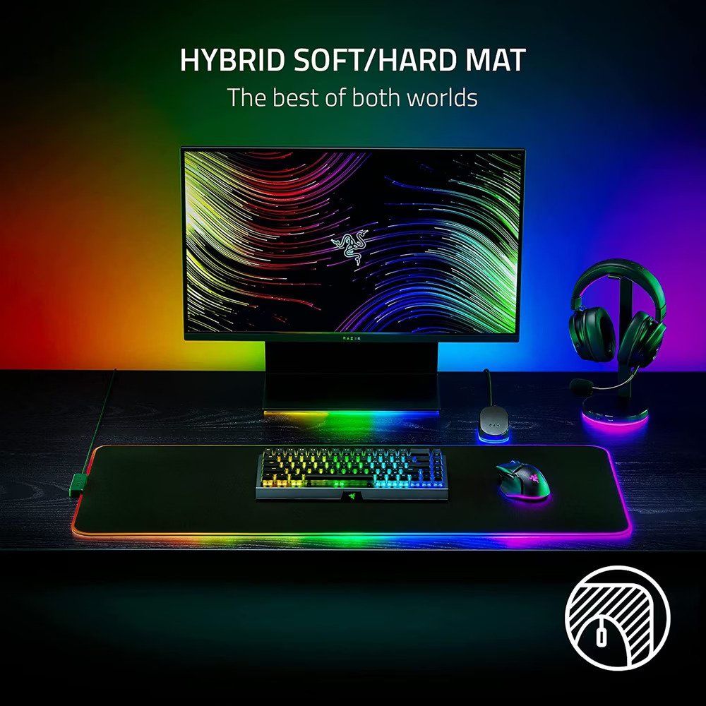 Razer Tappetini per mouse: Razer Strider Chroma XL Mausmatte – Usato da Bassersdorf venduto da pau_95tx 7