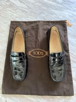 Tod's Loafer Lackleder schwarz Grösse 38 guter Zustand