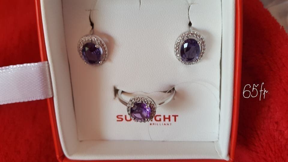 Altri gioielli: bijoux complet en argent avec des alpanites – Nuovo e nell'imballaggio originale da Renens VD venduto da cla_7zv5