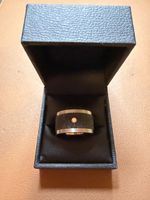 Carbon, Titan, 750/18 K Rotgold Ring