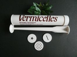 Vermicelles-Presse für einen feinen Dessert 3 Garnierscheibe