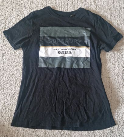 T-shirt "superdry" noir - taille 40 (taille petit)
