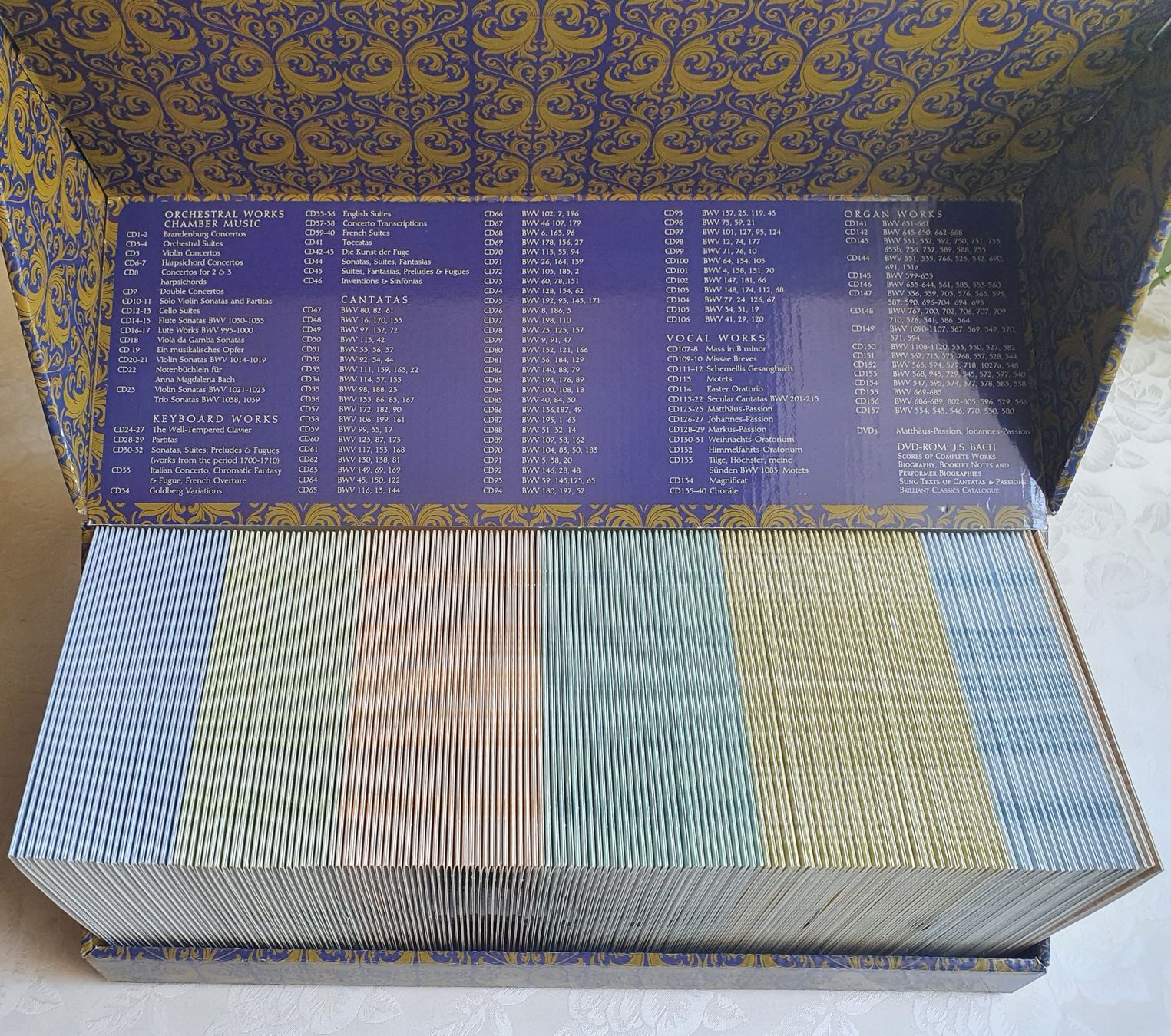CD: J.S. Bach Gesamtwerk auf 157 CD + 2 DVD – Nuovo (secondo la descrizione) da Zürich venduto da issi267 1