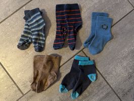 5 Paar Jungen Socken Gr. 19–22