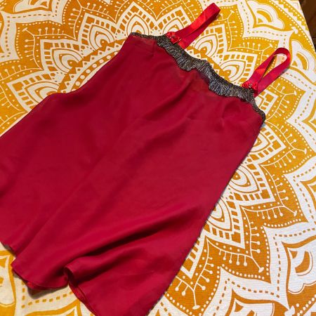 Trasparente Sottoveste-elegante e sexy,S/M