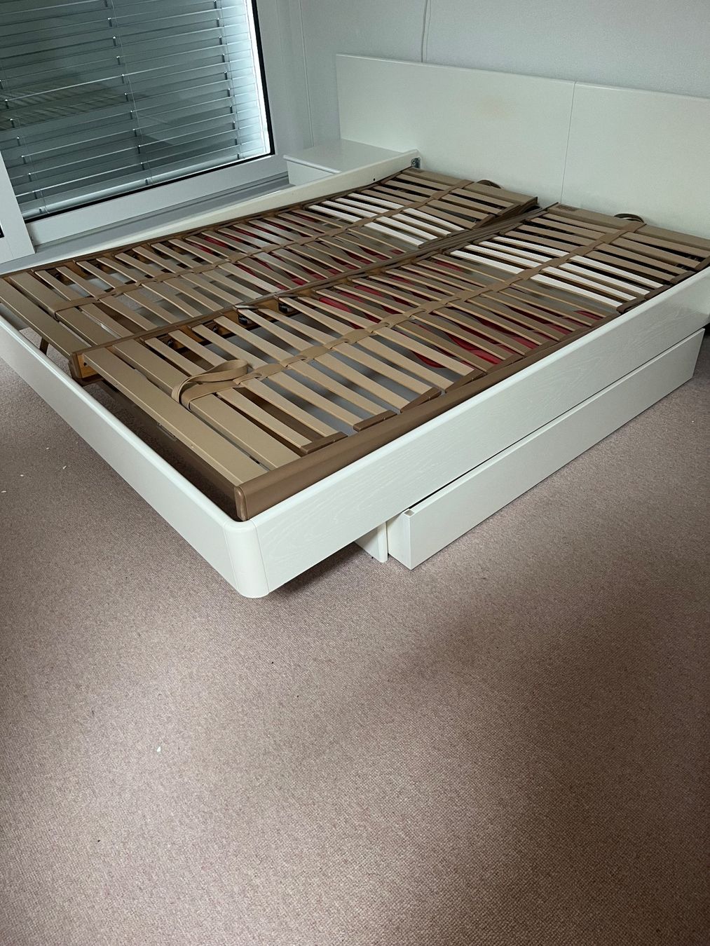 Swissflex Letti: Doppelbett mit Schublade und Swissflex Bettrost – Usato da Unterägeri venduto da Livel0 1