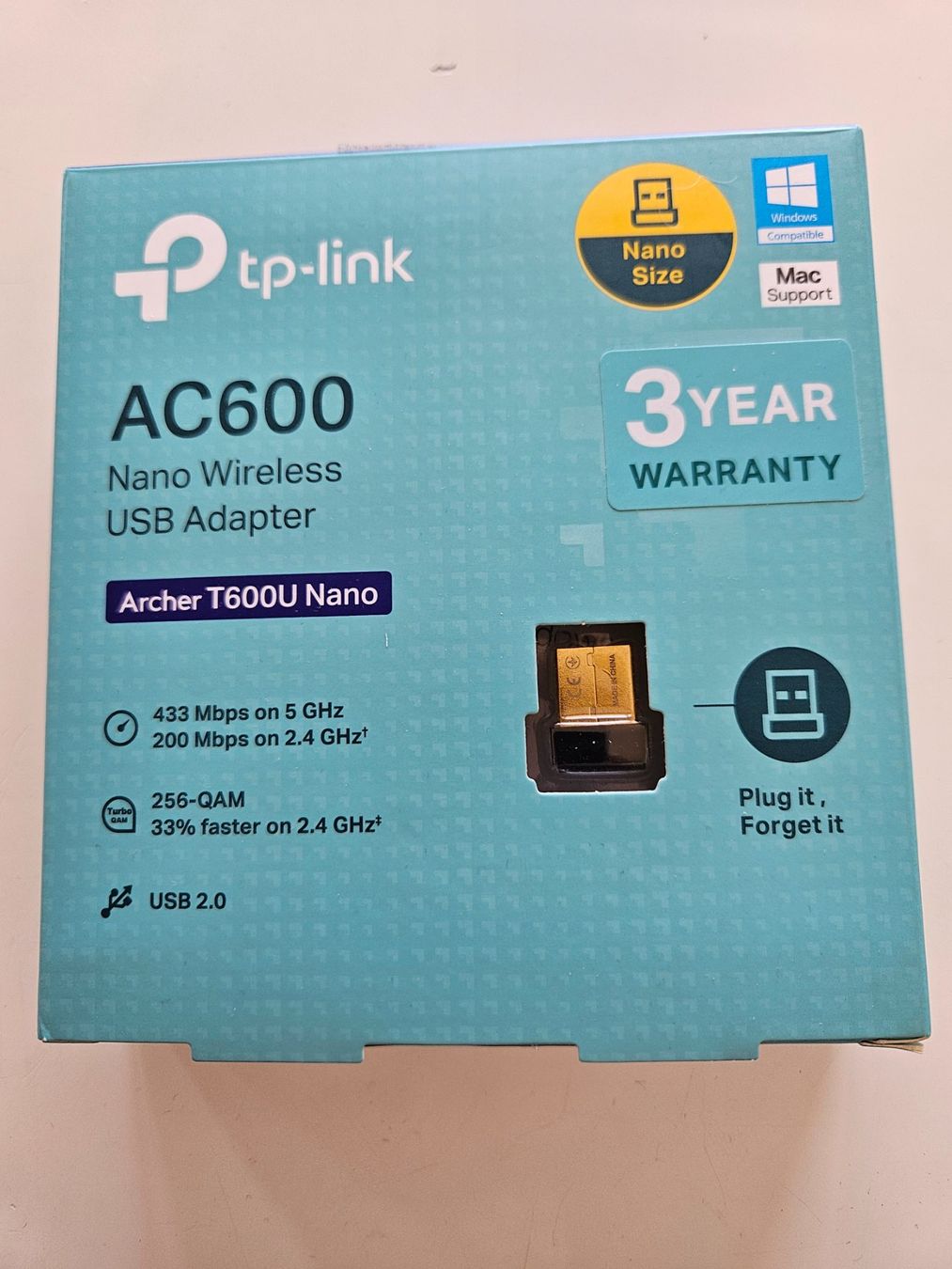 TP-Link Unità & Adattatore: TP-Link AC600 Nano Wi-Fi Usb Adapter – Nuovo e nell'imballaggio originale da Lausanne venduto da FamilleCool 2