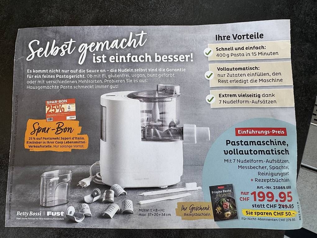 Elettrodomestici da cucina: Pastamaschine  – Usato da Neuendorf venduto da Focus4 3