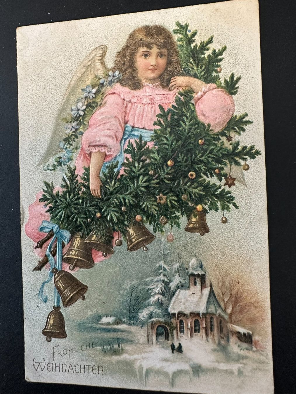 Ansichtskarten: sechs verschiedene Weihnachtskarten 1900-1915 – Gebraucht aus Lyssach von Zsag 1