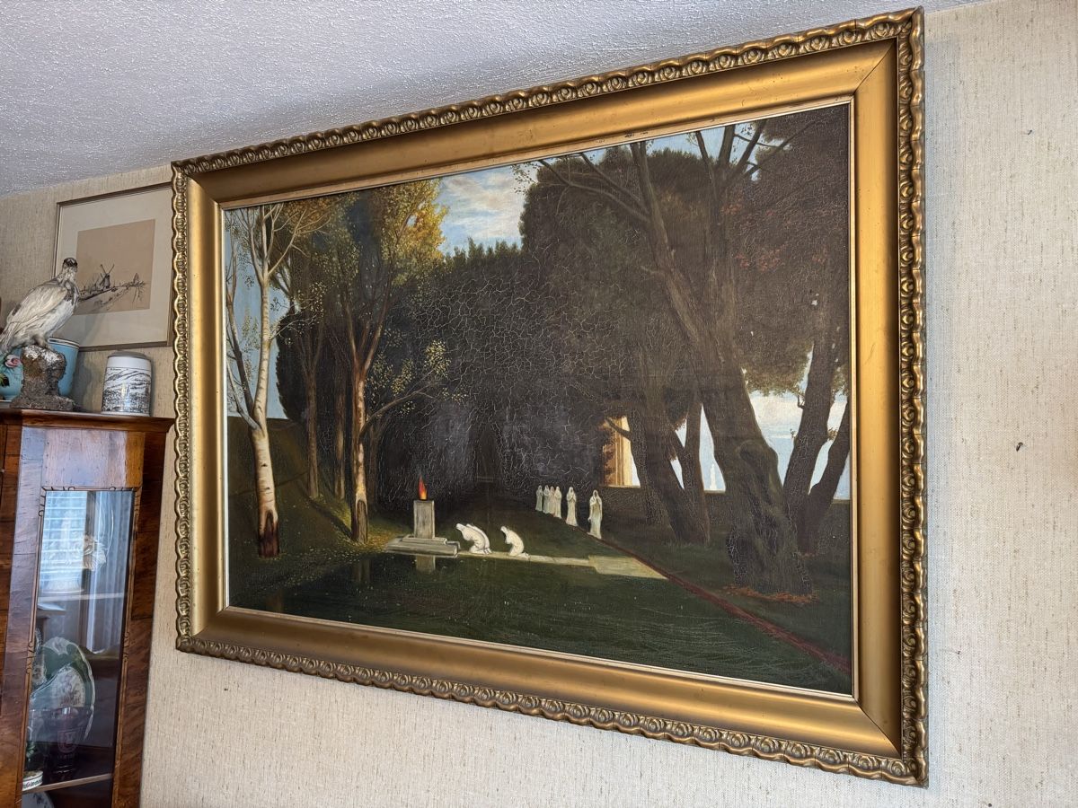 Dipinti: Heiliger Hain nach Arnold Böcklin – Usato da Tübach venduto da Tijera 1