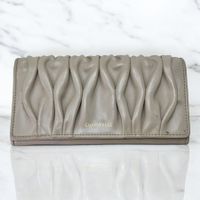 COCCINELLE Portefeuille "Marquise Goodie" en cuir beige