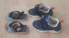 Kinder Sneaker 24 + Sandalen 25, Marke:BIOMECANICS+HAVAIANAS