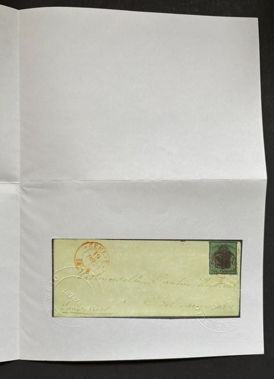 Tutti i francobolli: SCHWEIZ 1848 KANTONALPOST MIT ATTEST – Usato da Ostermundigen venduto da Wyatt-Earp 3