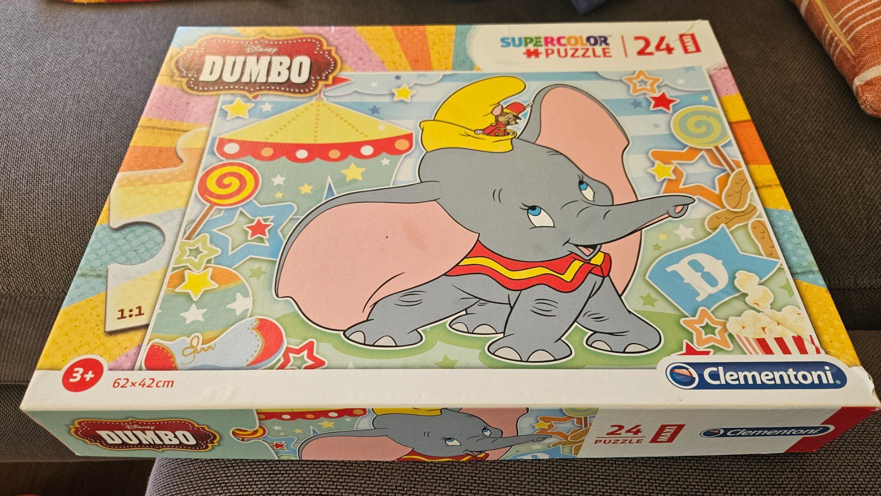 Disney Puzzle: SuperColor puzzle 24 pezzi Dumbo Clementoni – Usato da Melano venduto da H-Sara