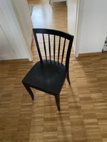 4 Schwarze holtzstühle