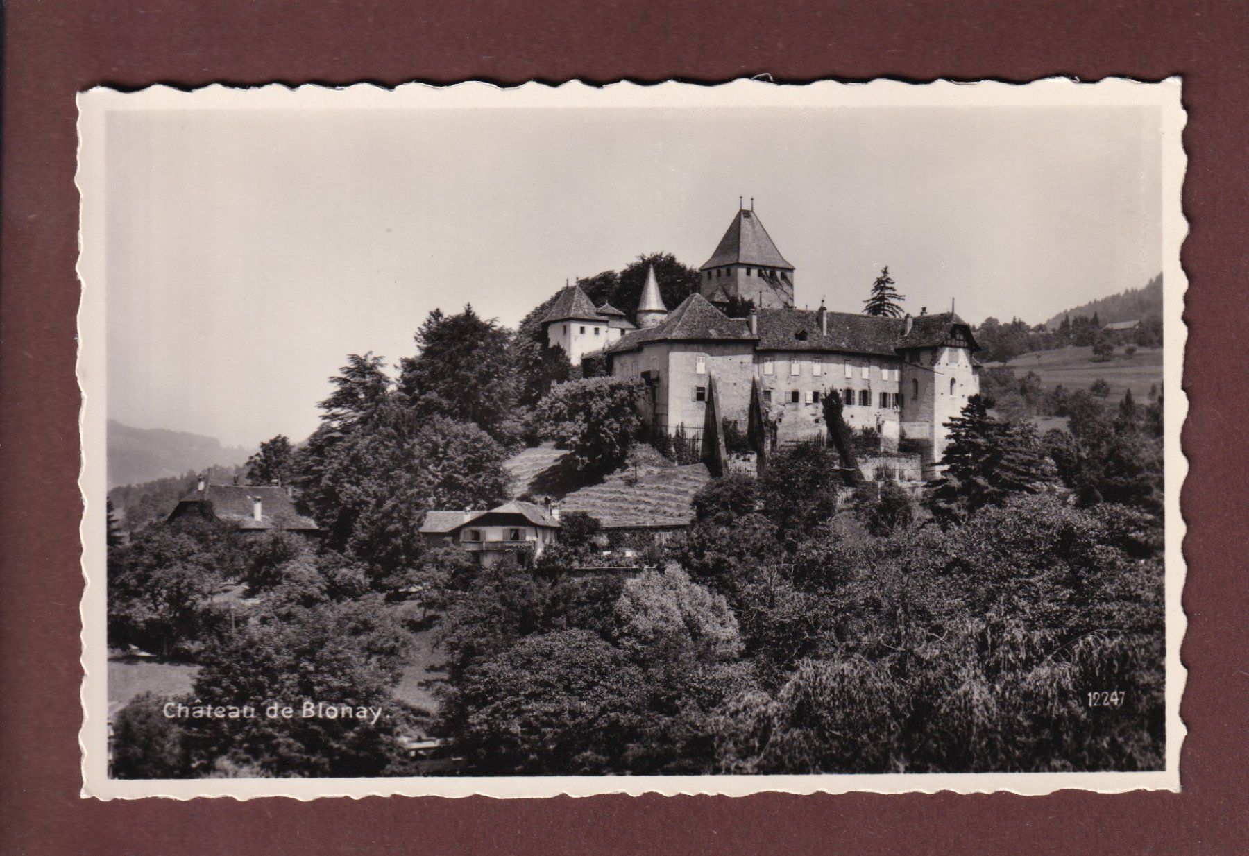 Cartes postales: Château de BLONAY – D'occasion à Pully par nicecards-shop