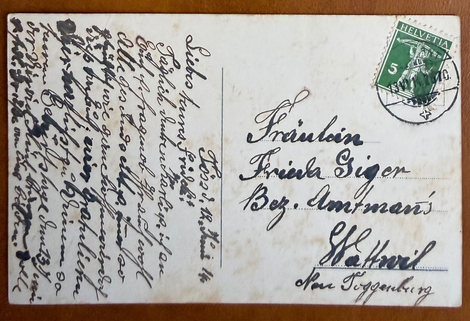 Ansichtskarten: Zürich - Dampfschiff - Utoquai 1914 – Gebraucht aus Lutry von Ediego 1