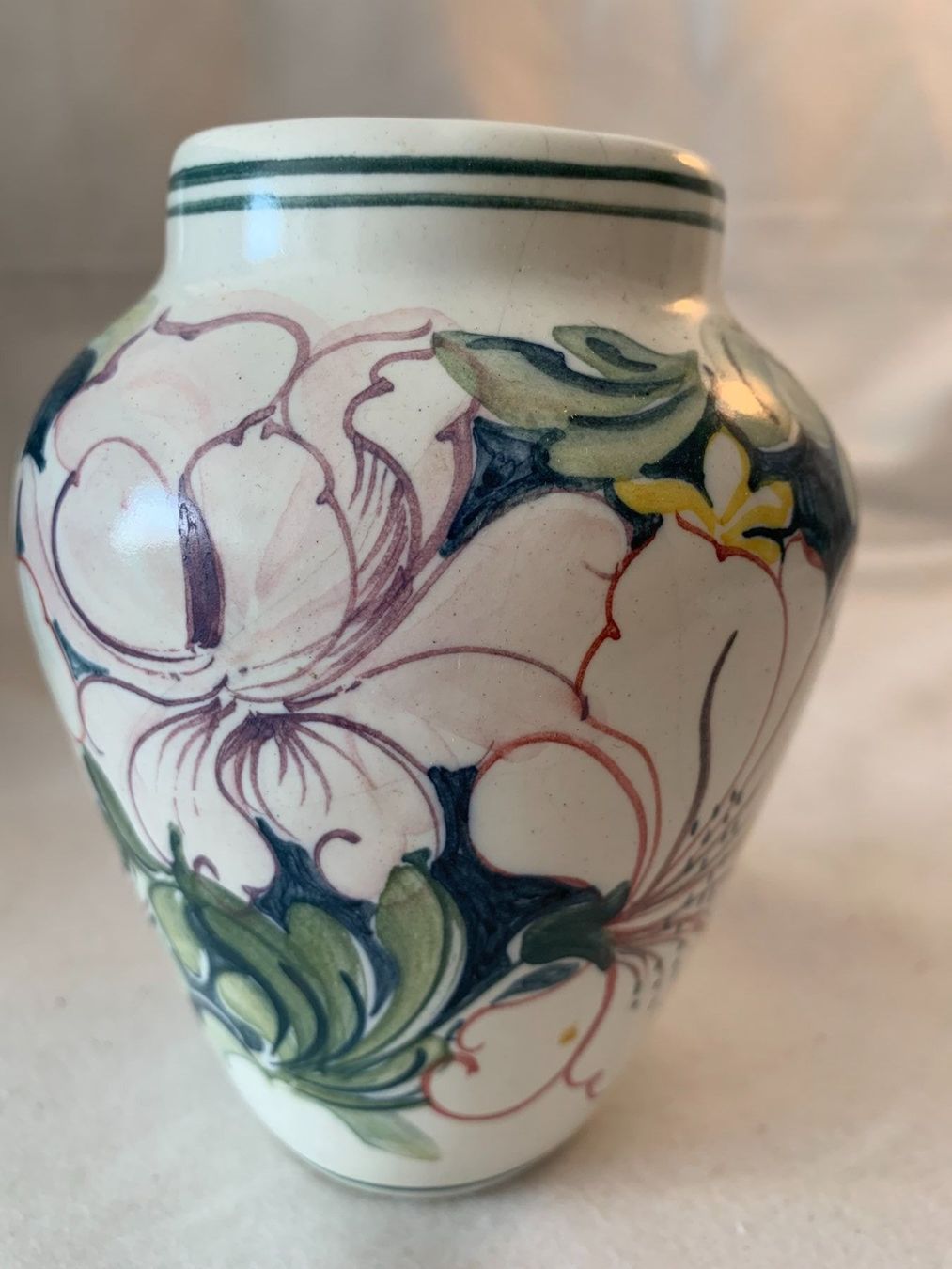 Vasen & Gefässe: Schöne bemalte Vase     A61 – Gebraucht aus Schötz von amore14 5