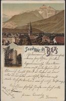 1899 AK Litho  BEX herrliche Ansichten ab 1.-