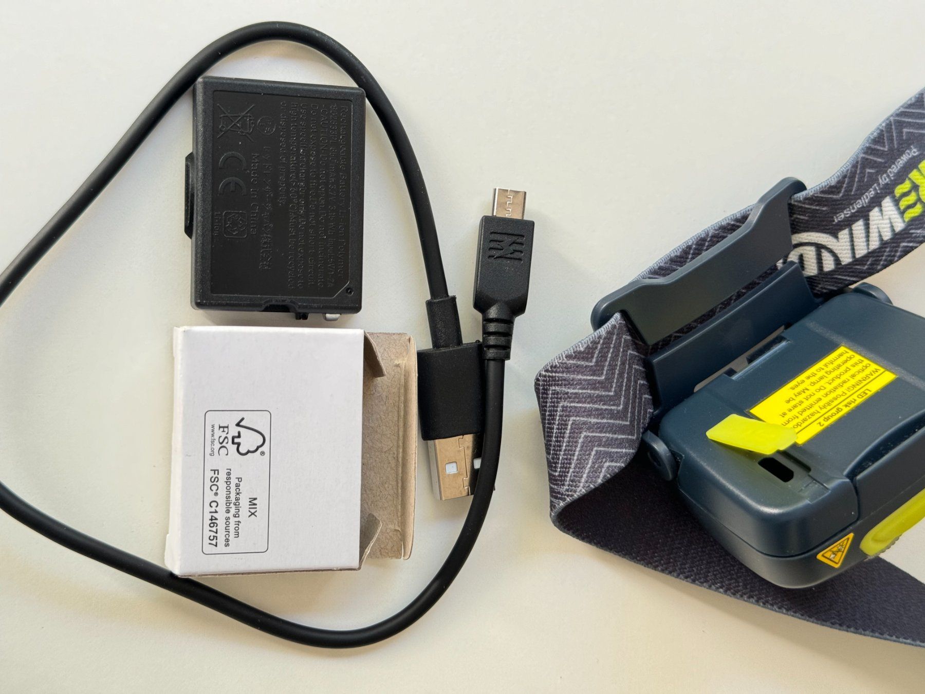 Lampes: REWIND lampe frontale + batterie + câble USB – D'occasion à Genève par Reveur 5
