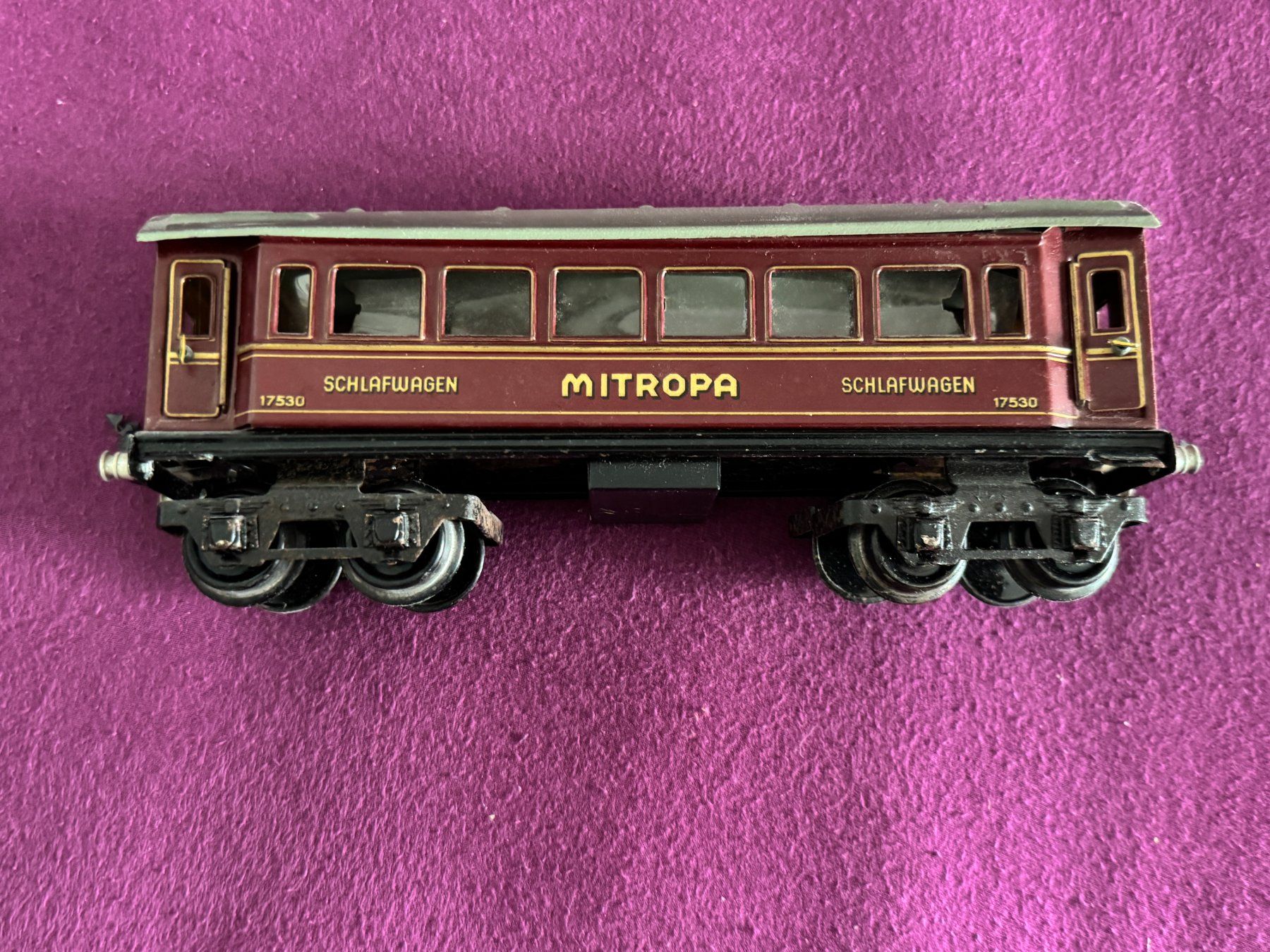 Märklin Modellini di ferrovie: Mitropa Speisewagen  Märklin Spur 0 – Usato da Wangs venduto da Rumauch 1