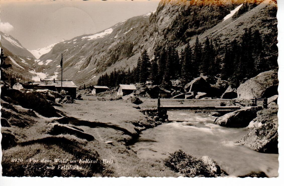 Cartoline postali: vor dem Wald im Fellital – Usato da Wolhusen venduto da Curver9