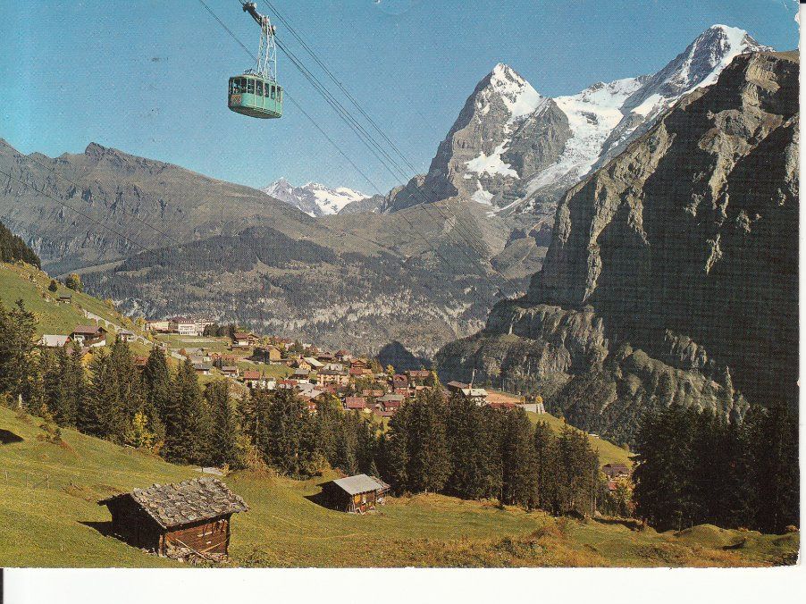 Ansichtskarten: Schilthornbahn 1968 – Gebraucht aus Bürglen TG von StampGraf
