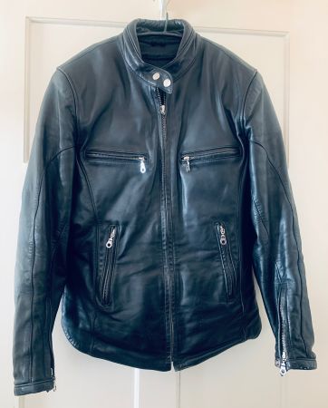 Motorrad Lederjacke, Gr. 38-40