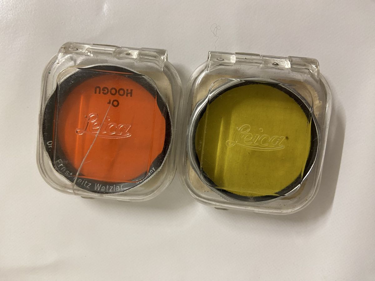 Leitz Filter: Leica Filter Set Gelb/Orange, HOOGU O Filter – Gebraucht aus Dietikon von brocki-eyra