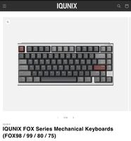 IQUNIX FOX 75 US QWERTY Aluminum Keyboard AS NEW (RARE)🔝