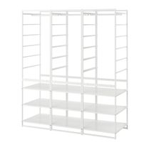 IKEA JONAXEL Open Wardrobe System — White