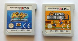 Nintendo 3DS - 2 Spiele (Mario, Kirby)