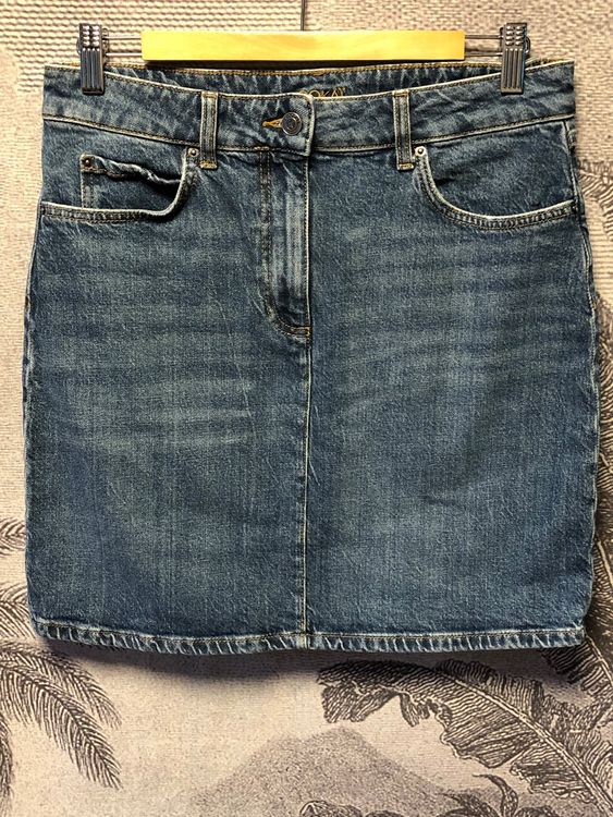 Jupe En Jean Zaffiri Couleur Foncée - Taille 38, Occasion Très Bon état