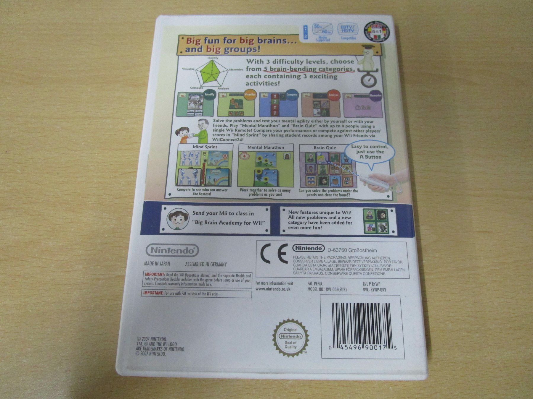 Nintendo Giochi: Big Brain Academy Nintendo Wii – Usato da Goldau venduto da agestuffer 1