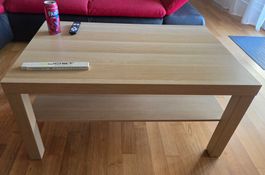 Tisch f. Wohnzimmer, 90x55x45.3cm, Eichenfurnier, rechteckig